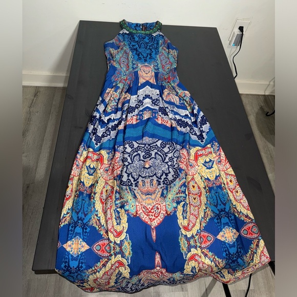 Anthropologie Ranna Gill Boteh Maxi Dress Paisley - Picture 5 of 10